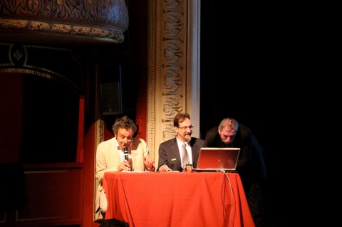 colloque St-Dizier 2014 - De gauche à droite : François Chaslin, Frédéric Descouturelle, Dominique Perchet.